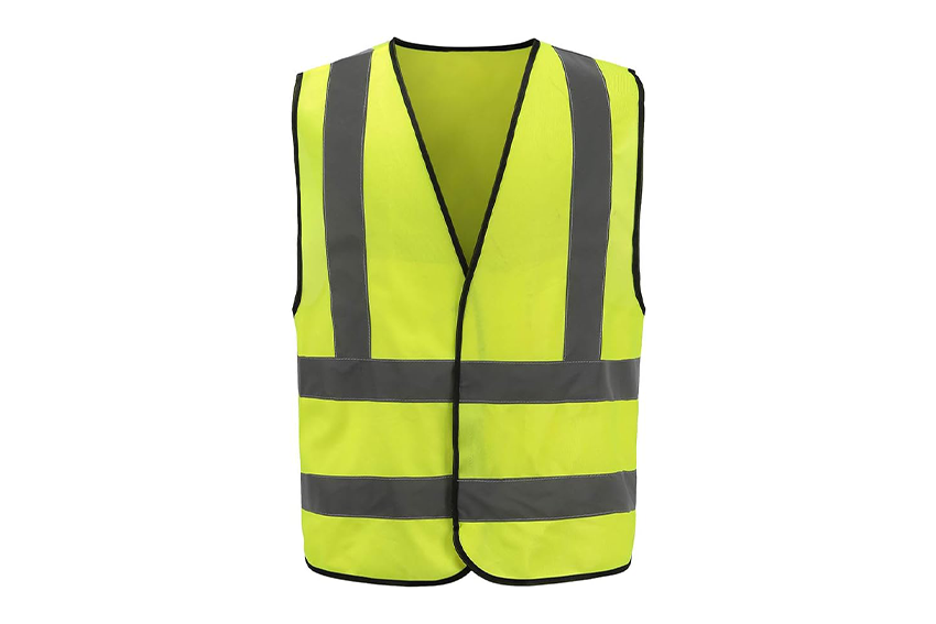 HIGH-VISIBILITY | BASIC VEST | Lemon 1inch Reflective tape